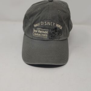 Walt Disney World True Vintage Characters Baseball Cap - Gray